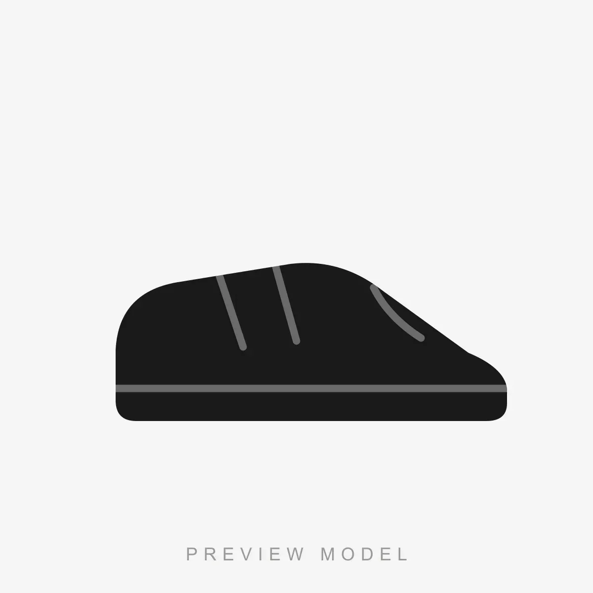 Safety Shoe S3 in black — preview silhouette