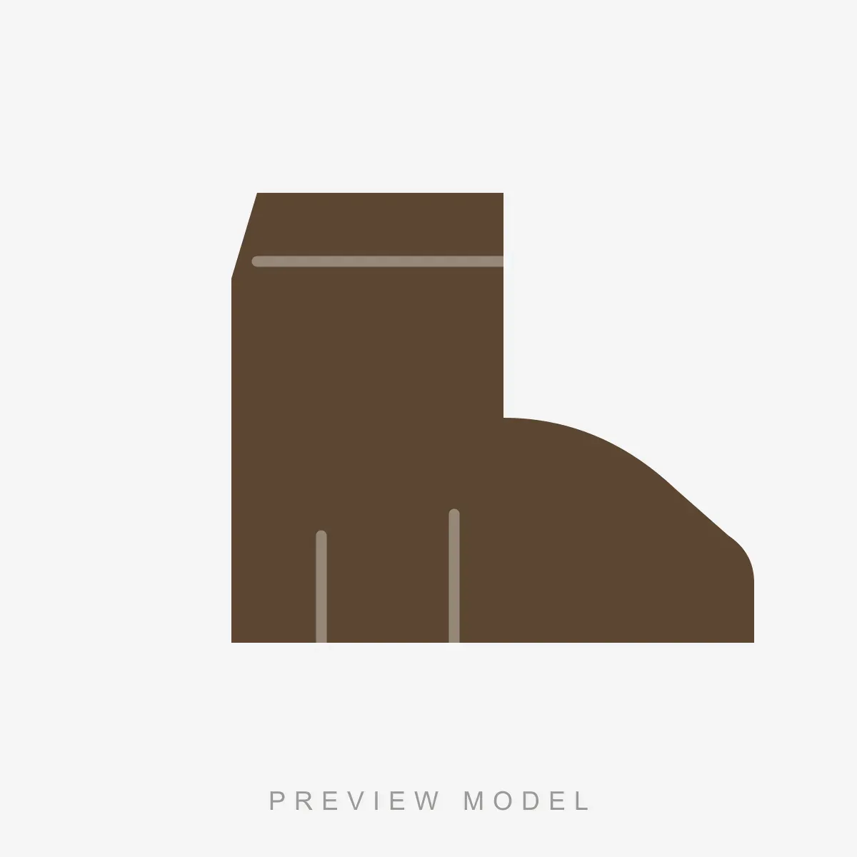Safety Boot S3 in brown — preview silhouette
