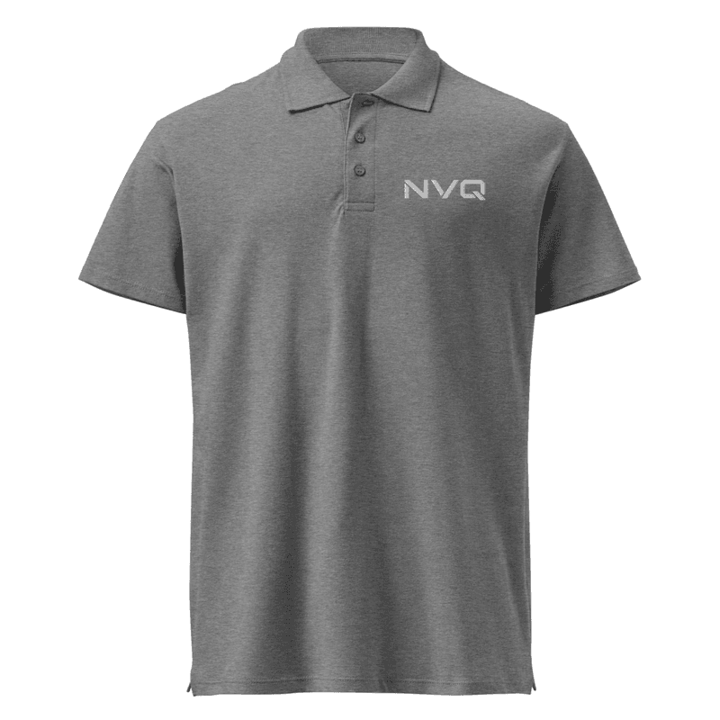 NVQ Polo Shirt — Grey Melange
